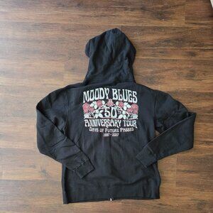 Moody Blues 50th Anniversary Tour Zip Up Hoodie Size XL